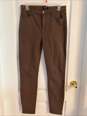 Buffalo David Bitton High Rise Stretch Women's Chocolate Brown Skinny Jeans